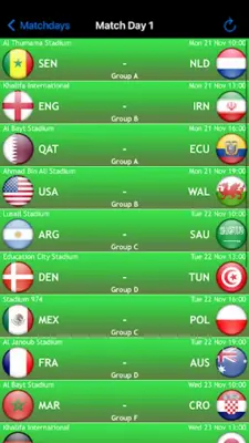 World Football Calendar 2022 android App screenshot 4